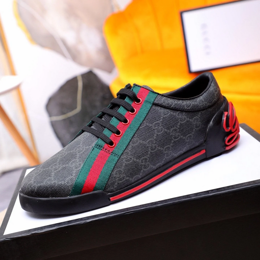 classic printed low-top rubber-soled sports shoes 0725061703