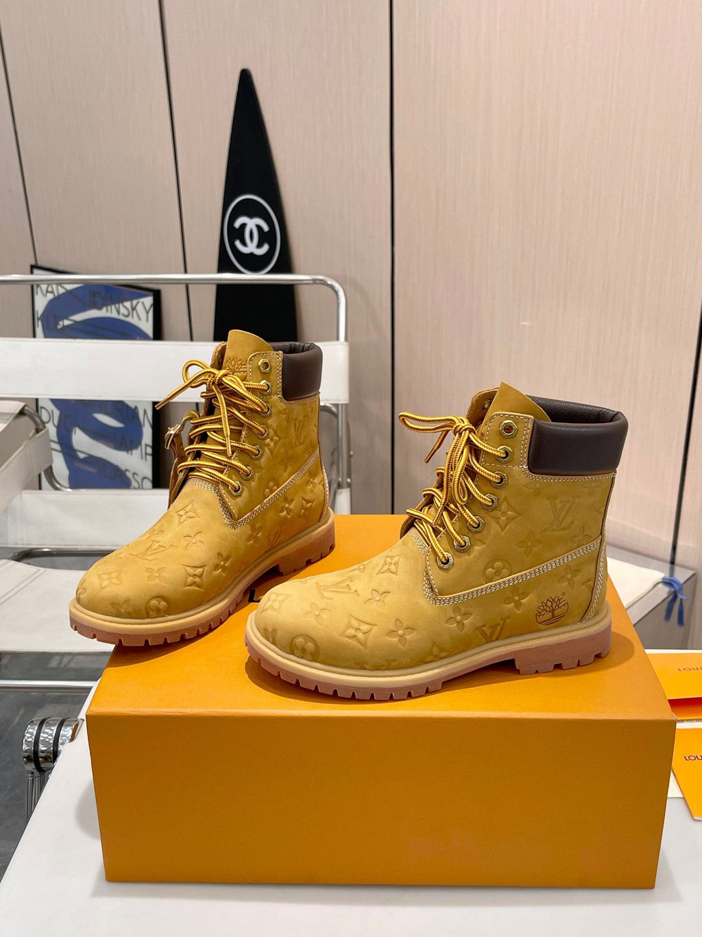 New fashion printed couple Martin boots 0724122601
