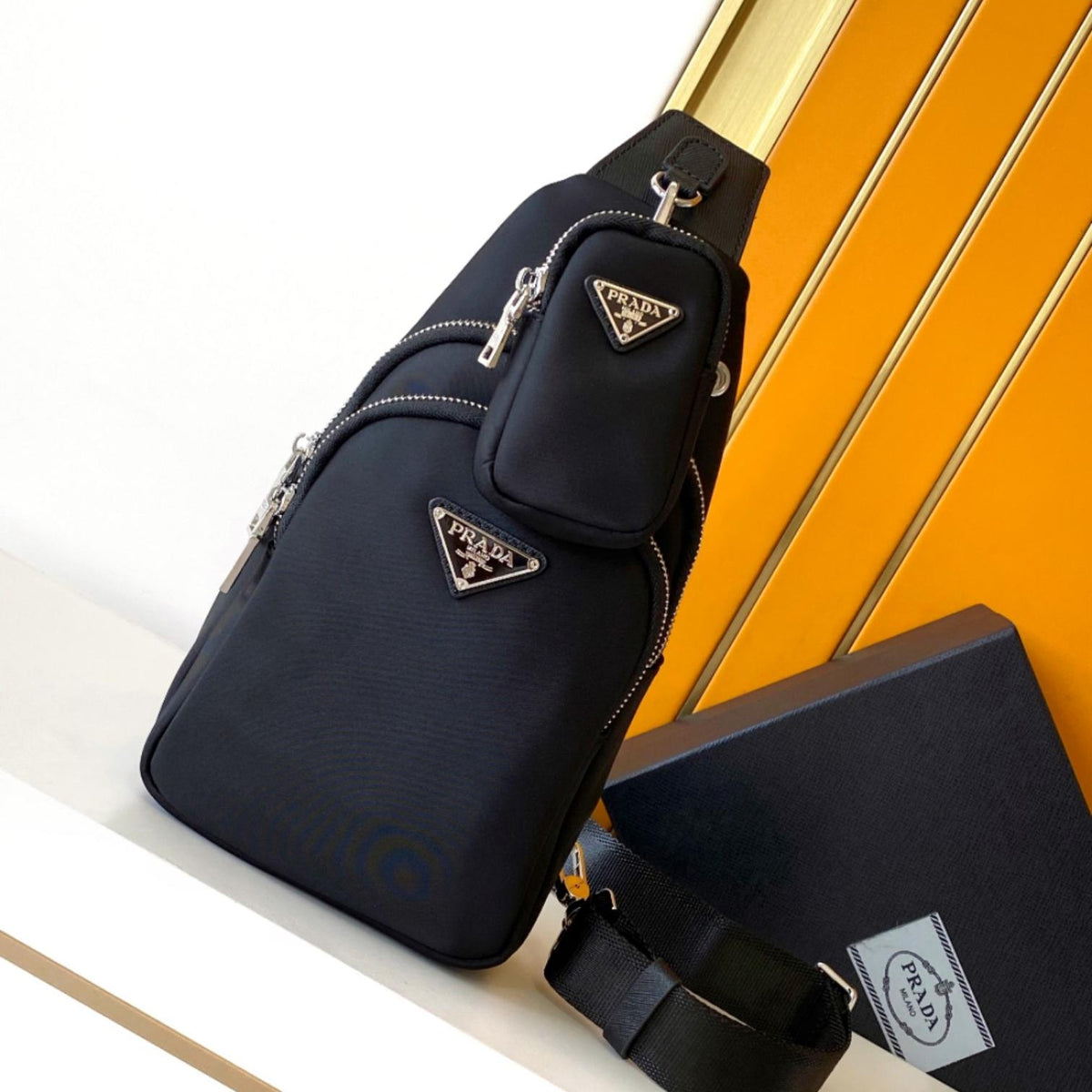 P fashionable nylon waterproof chest bag 0725052715