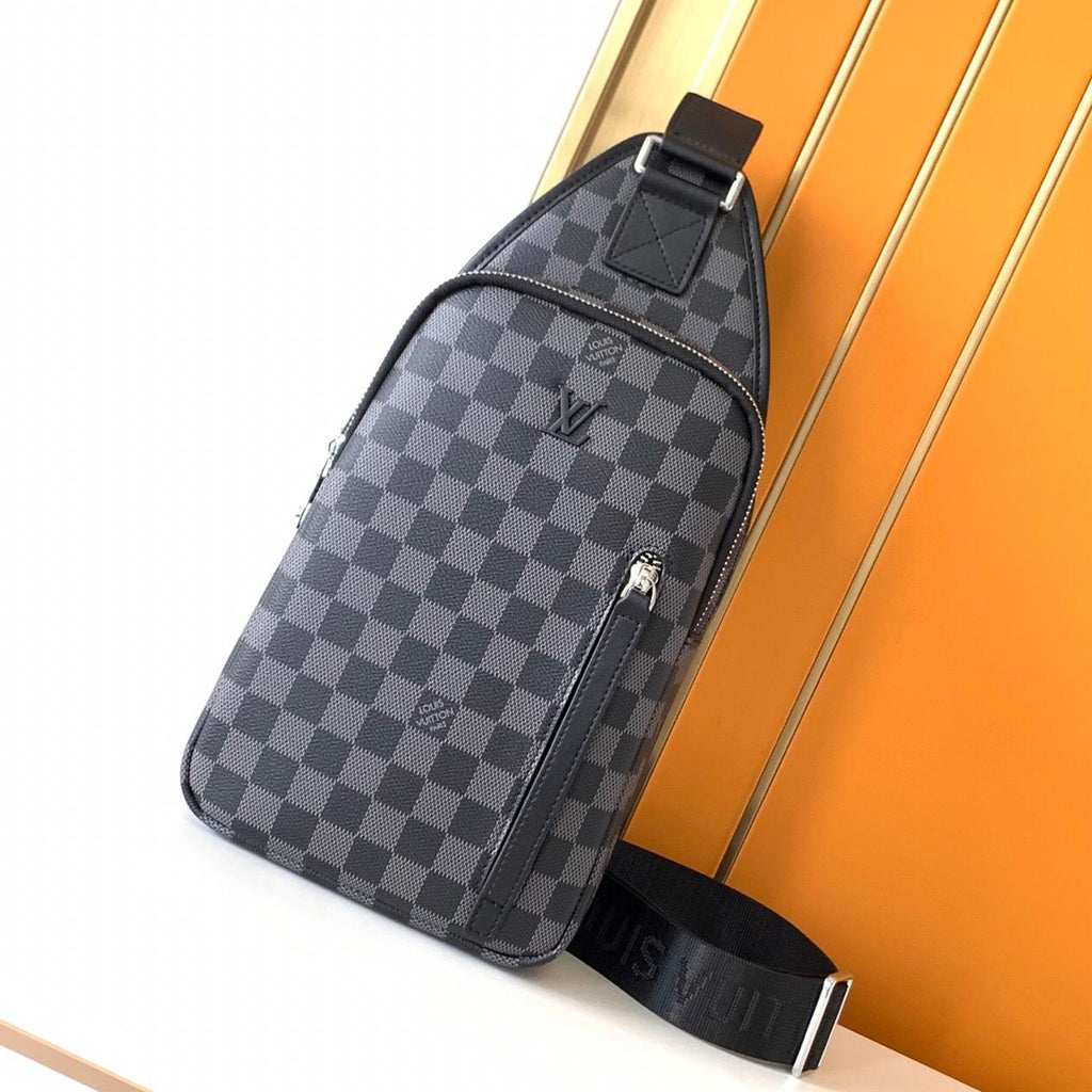L fashion checkered chest bag 0725052705