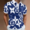 Men's Summer Fashion Printed Polo Shirts 3D1026071003