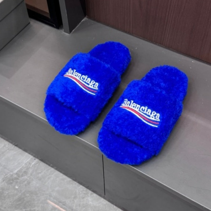 New Fashion Teddy Fur Couple Plush Slippers PF1326092101