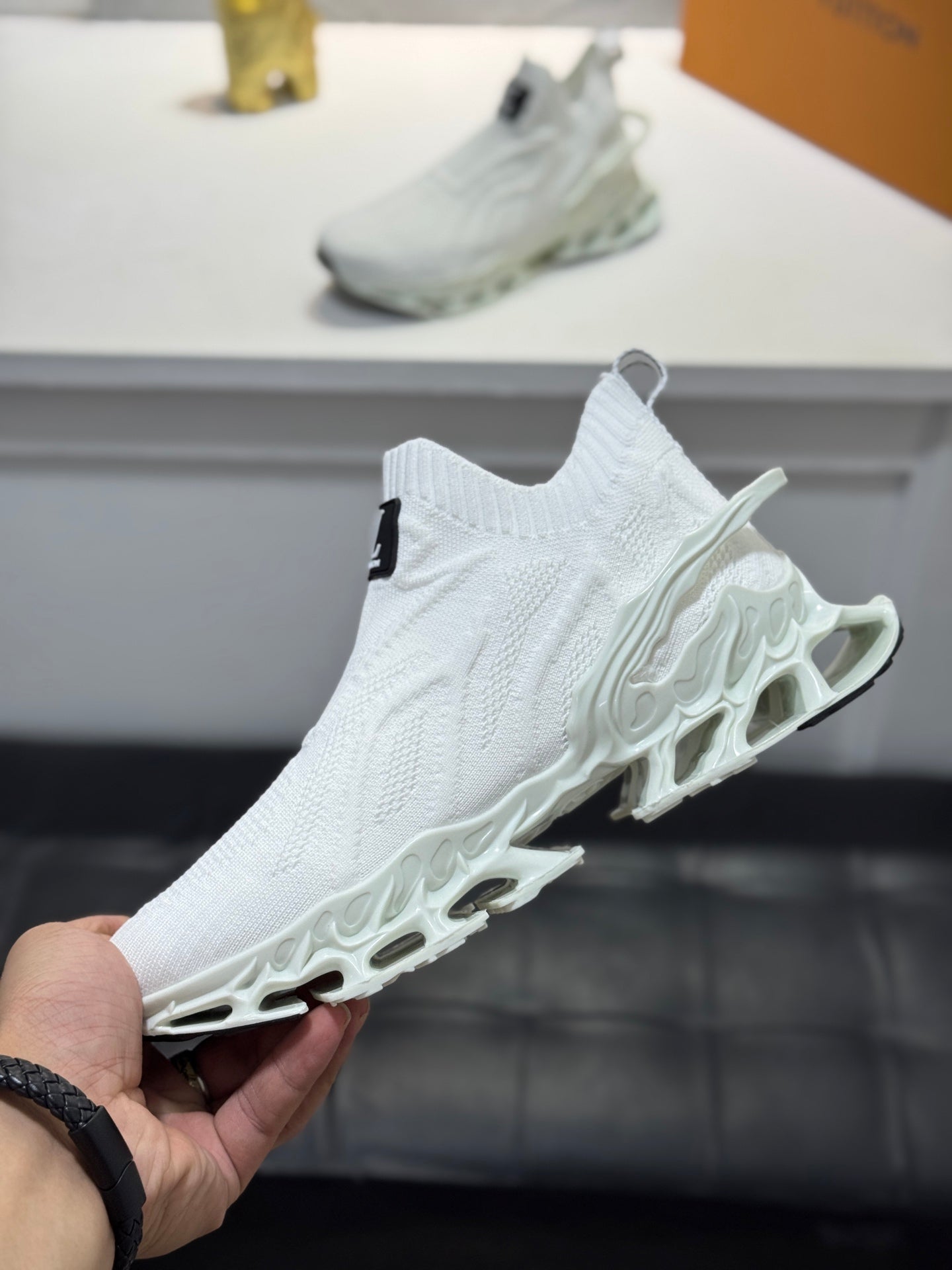 Men's Knitted Sneakers 0726041401