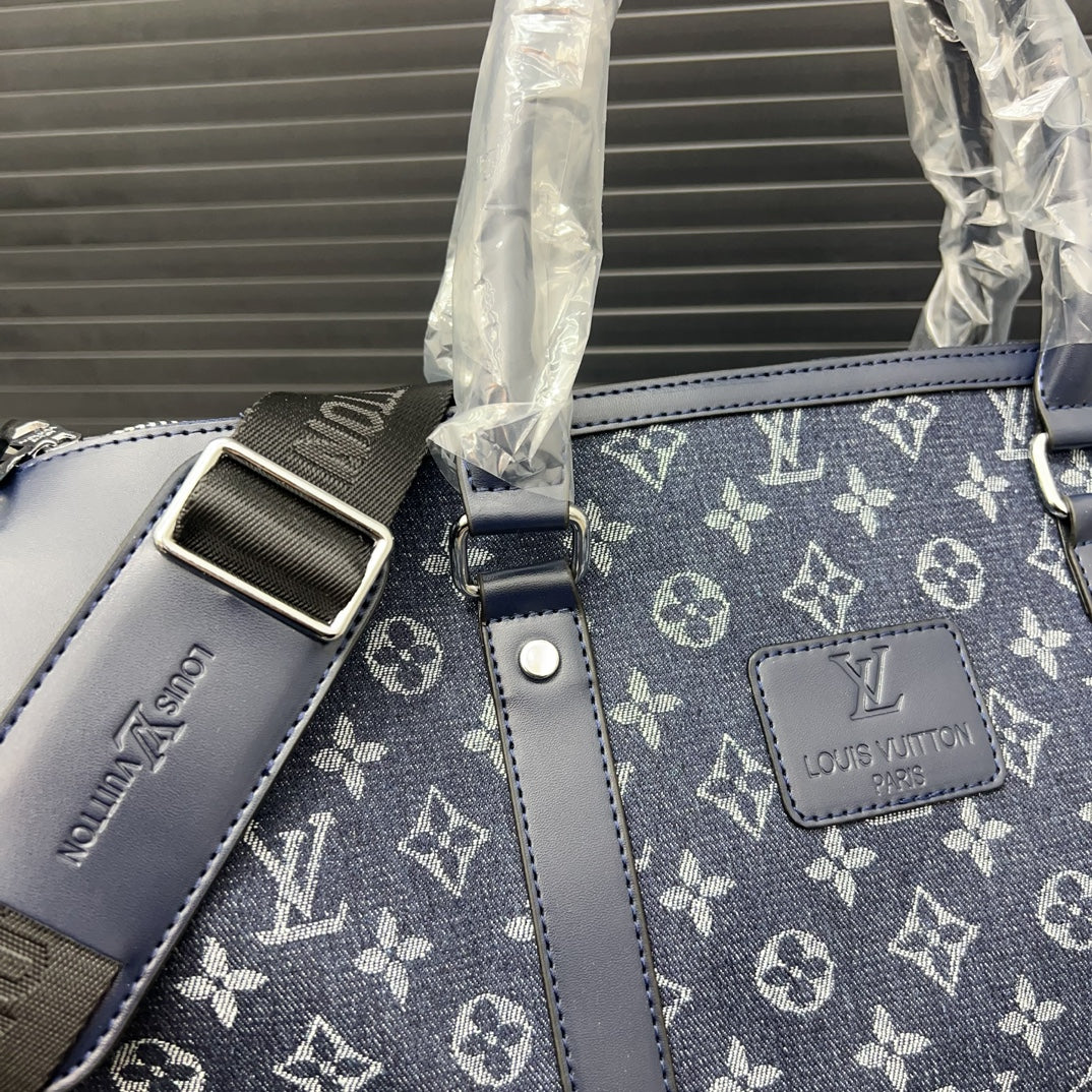 L Keepall Denim Travel Bag 1824120902