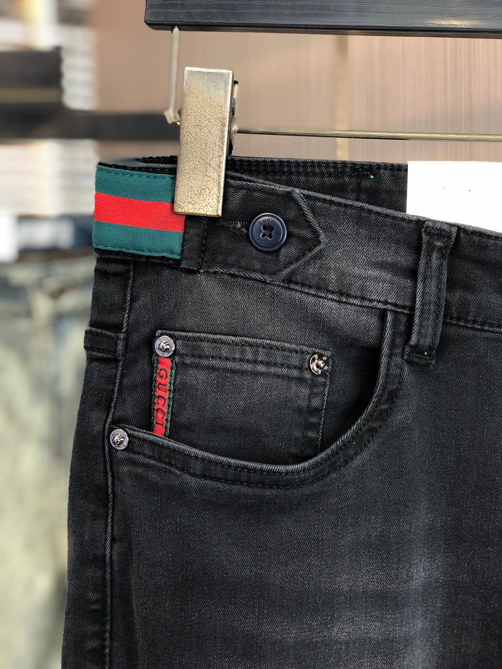 G Spring/Summer Slim Fit Straight Leg Jeans 0726051909