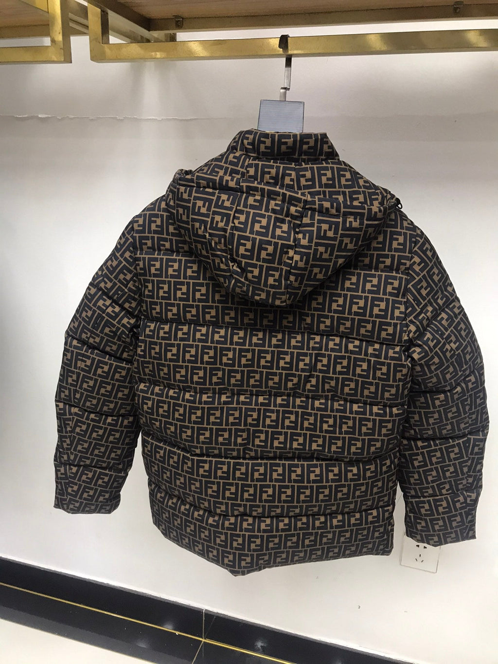 F All-Over Printed Thickened Warm down Cotton Jacket XC0823103003