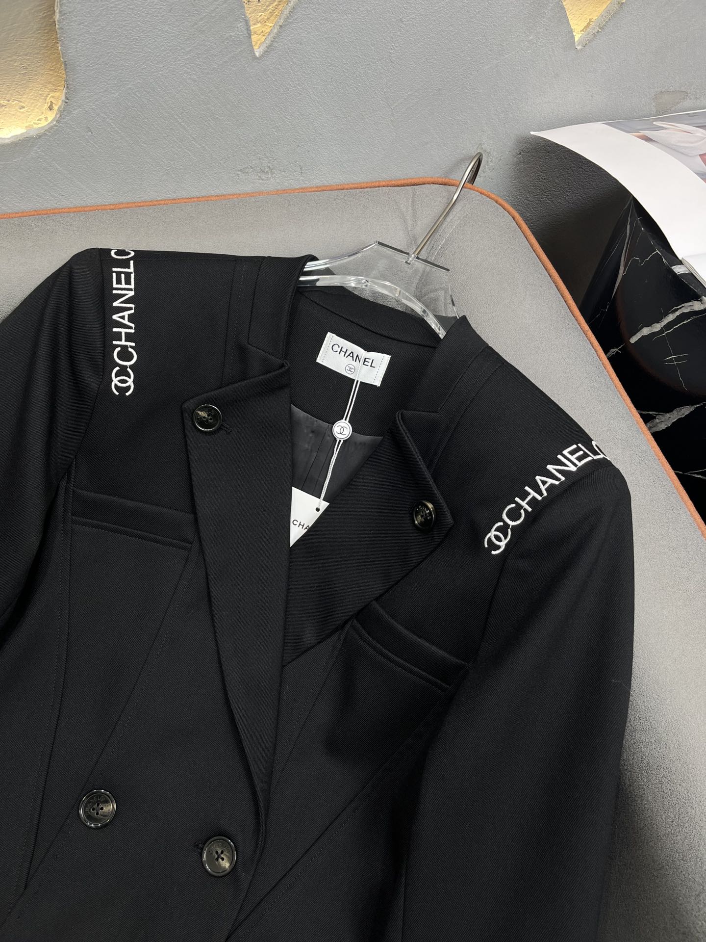 24SS autumn and winter new suit jacket/letter embroidery 0724121107