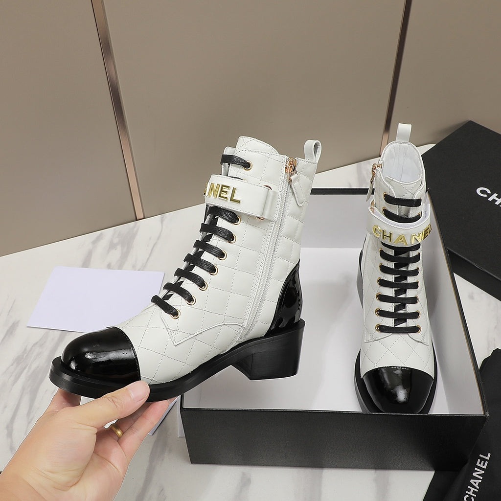 fashion diamond leather short boots Martin boots 0724101706