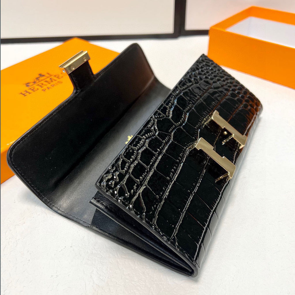 H crocodile calfskin wallet XC24100901