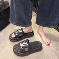 New letter outerwear thick sole sandal PD10050502