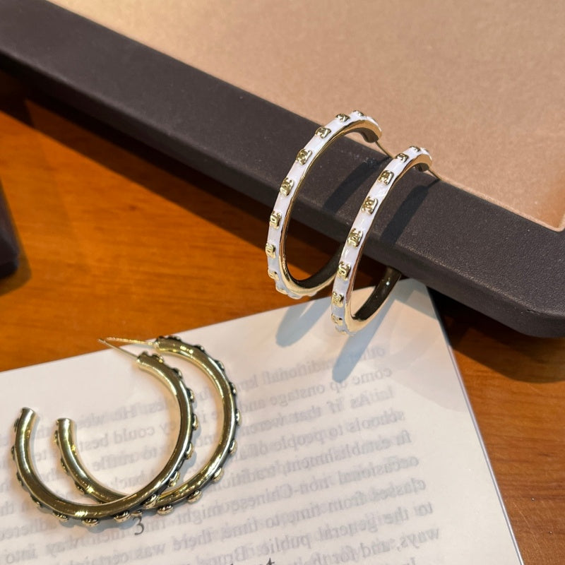 Women's Luxury CC Hoop Earrings XZ1326092808