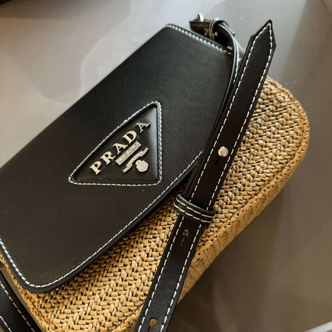 P summer fashion woven shoulder bag 0724041115
