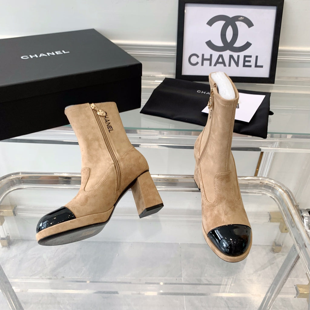 Fashion Cashmere High Heel Boots 0724102316