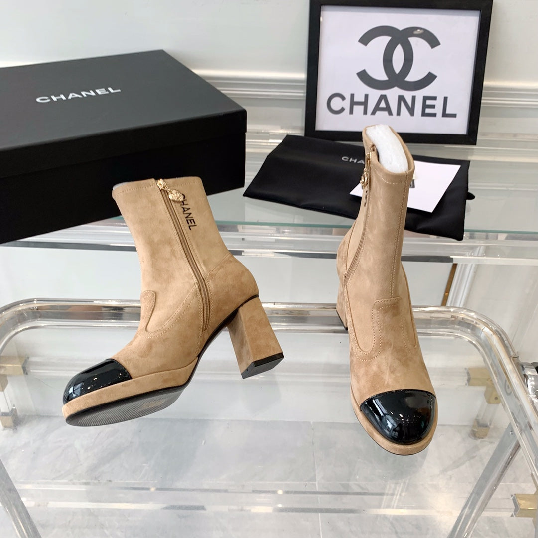 Fashion Cashmere High Heel Boots 0724102316