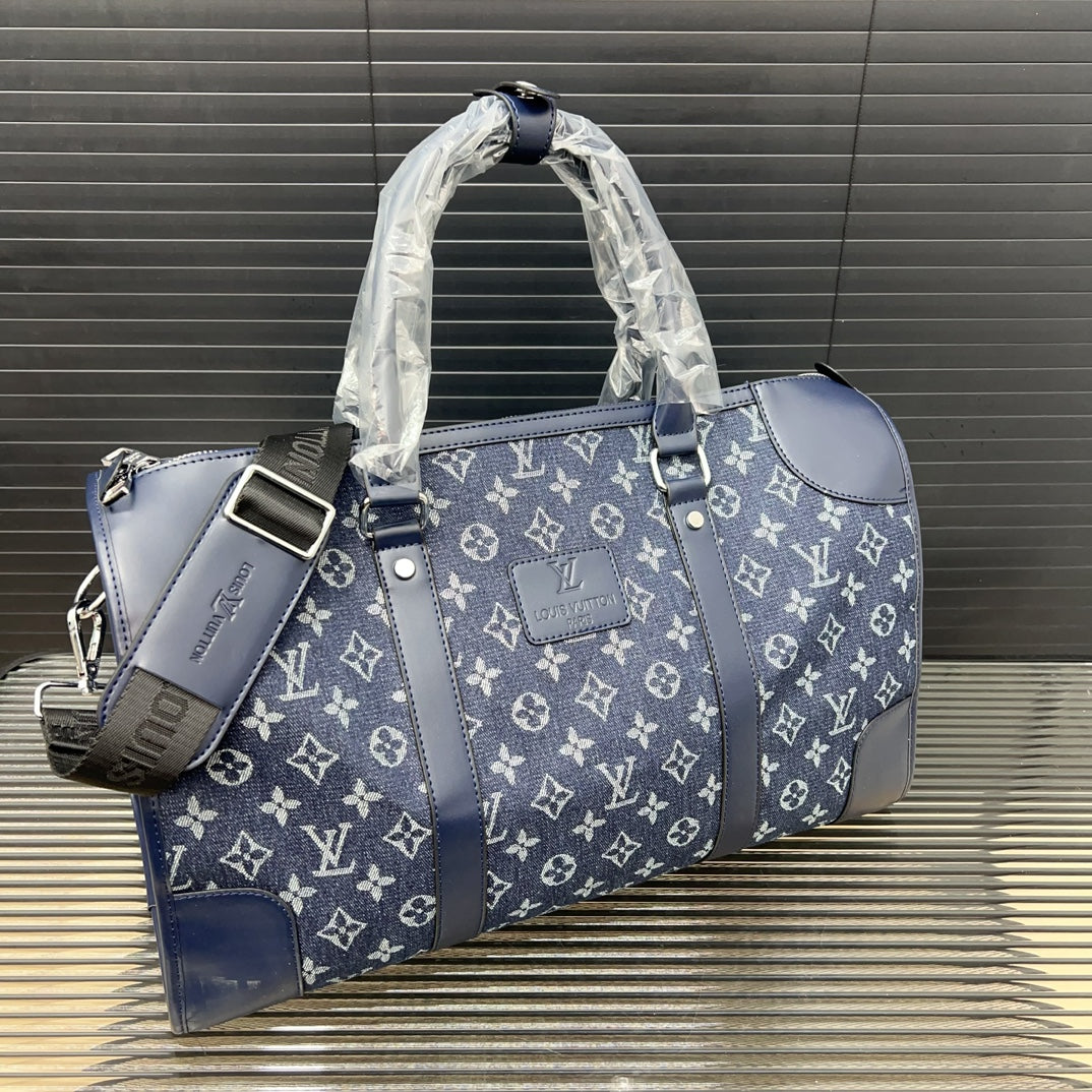 L Keepall Denim Travel Bag 1824120902