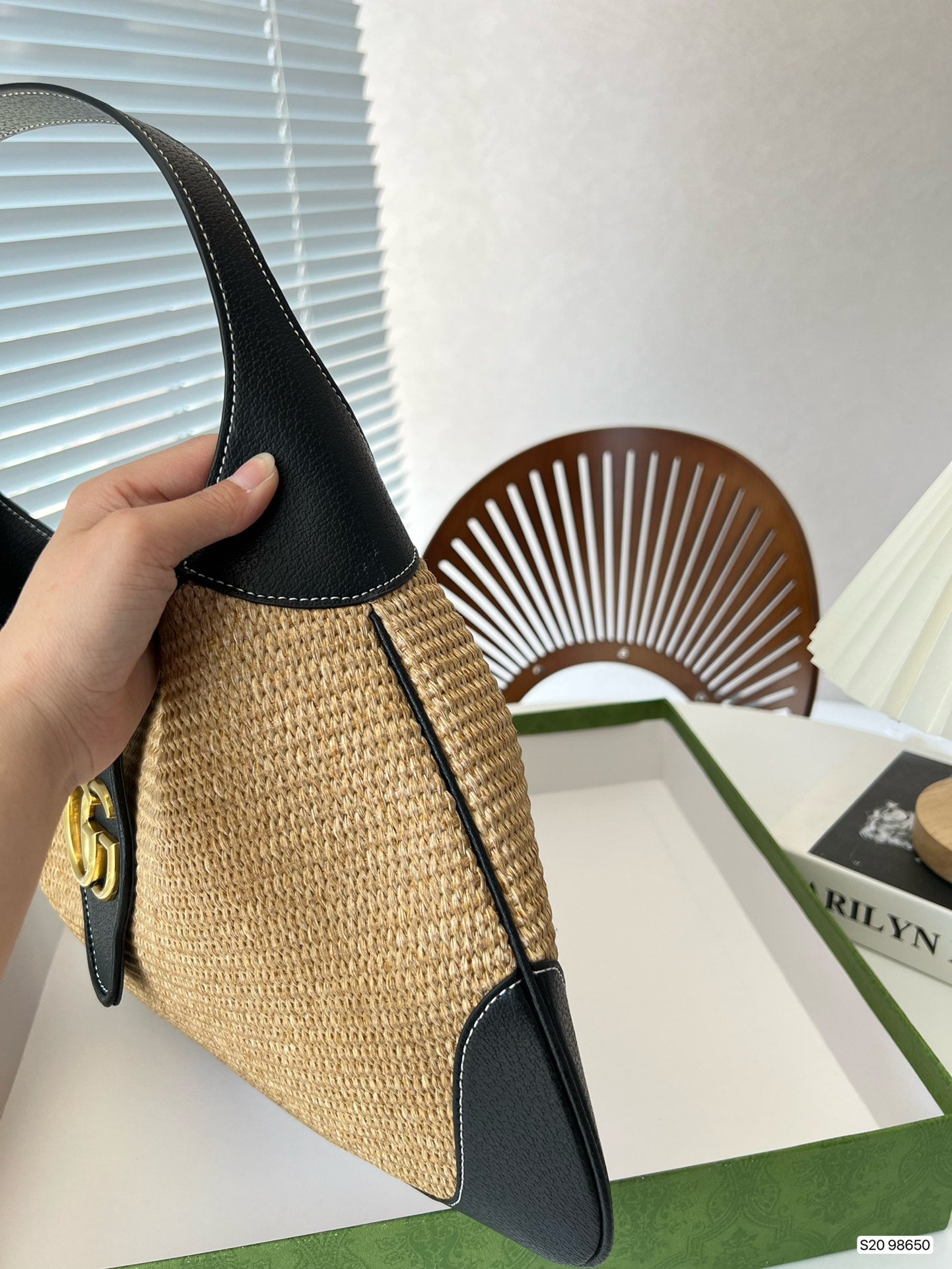 G fashion armpit woven bag 0724041132