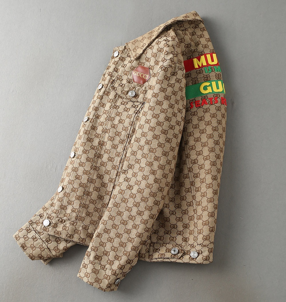 Men's Printed Jacket 021702