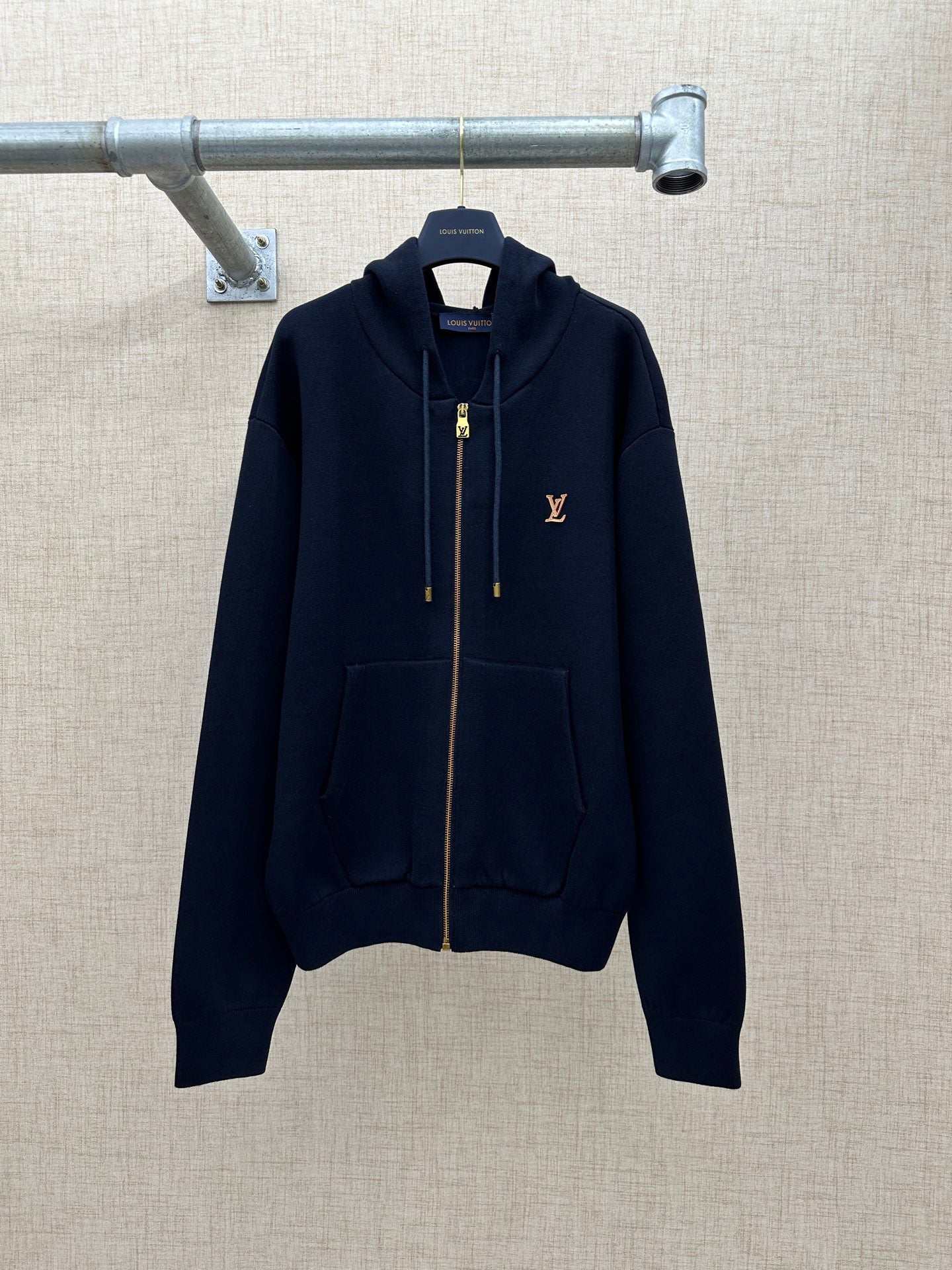 V Spring/Summer Zipper Hoodie Knitwear 0726052706