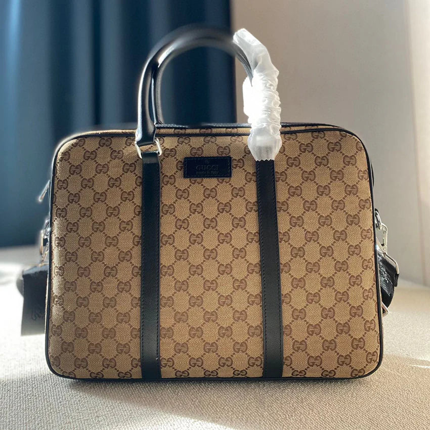 Luxury Monochrome Khaki Crossbody Briefcase 1024061209