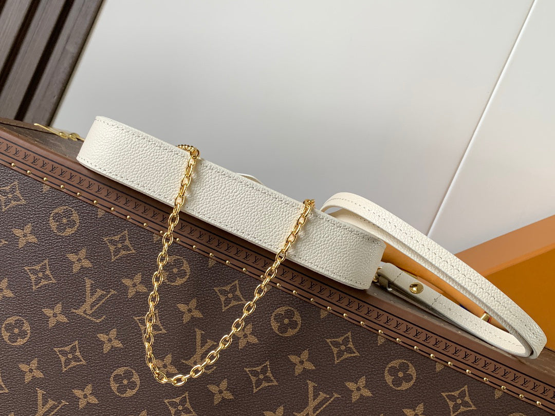 L & V fashion Cowhide leather hand bag M0726052010