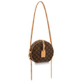 Handmade Leather Boite Chapeau Souple Monogram