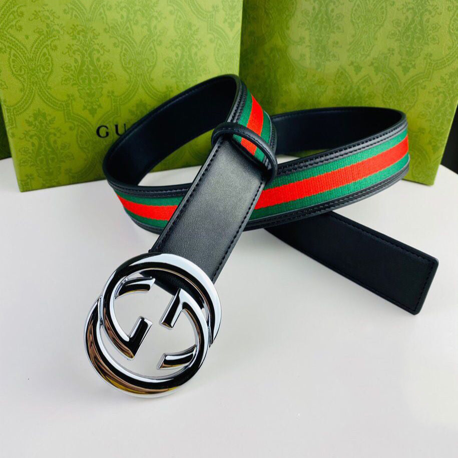 Men's Belt High-Grade Letter Leather Business Belt All-Match Casual Pants Belt PD02060801