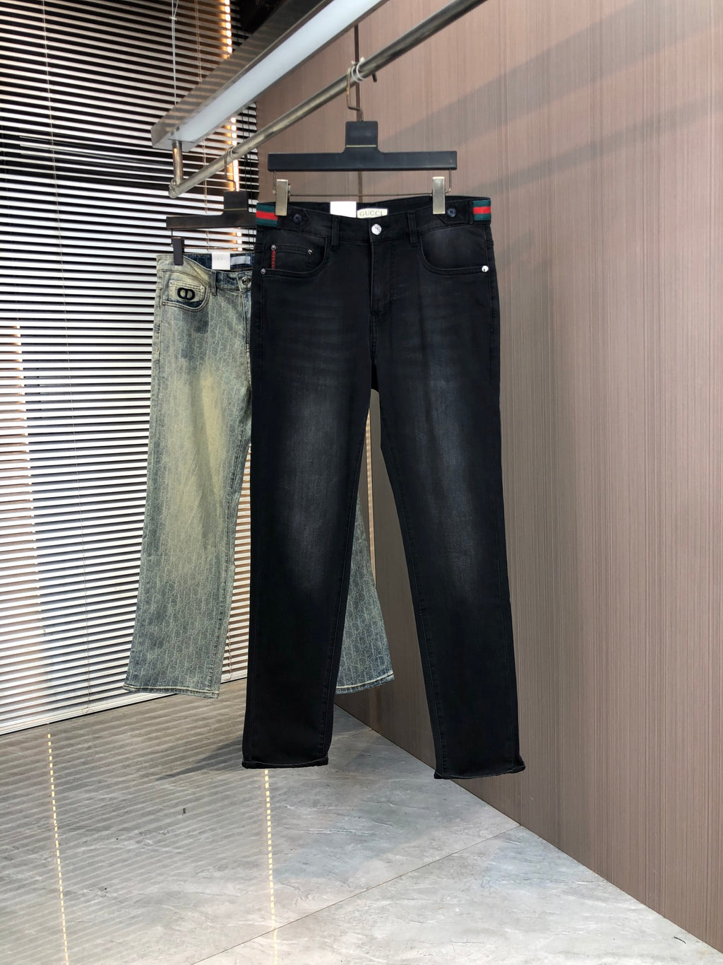 G Spring/Summer Slim Fit Straight Leg Jeans 0726051909