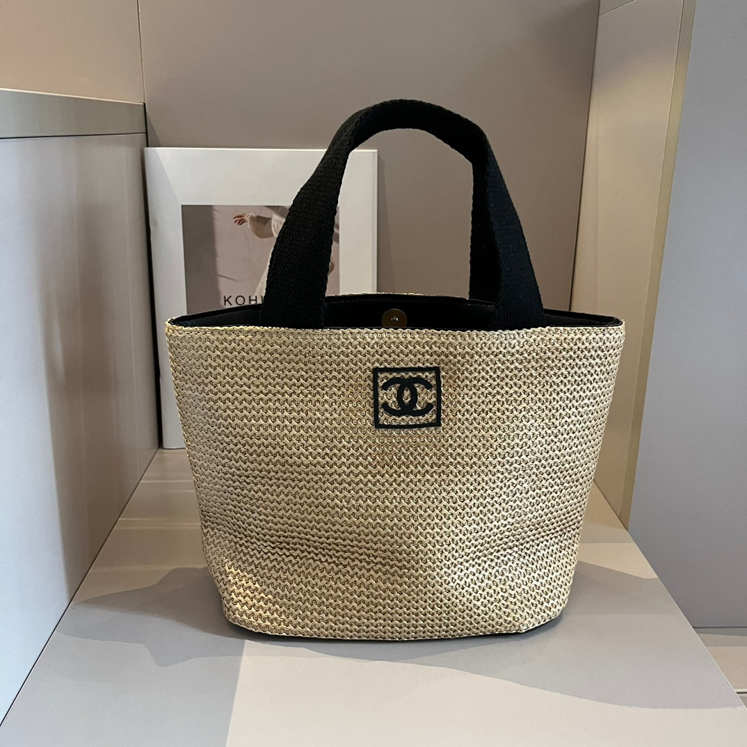 summer pastoral woven handbag 0724041119