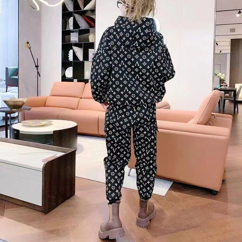 Tri-Color Ladies Hooded Suit