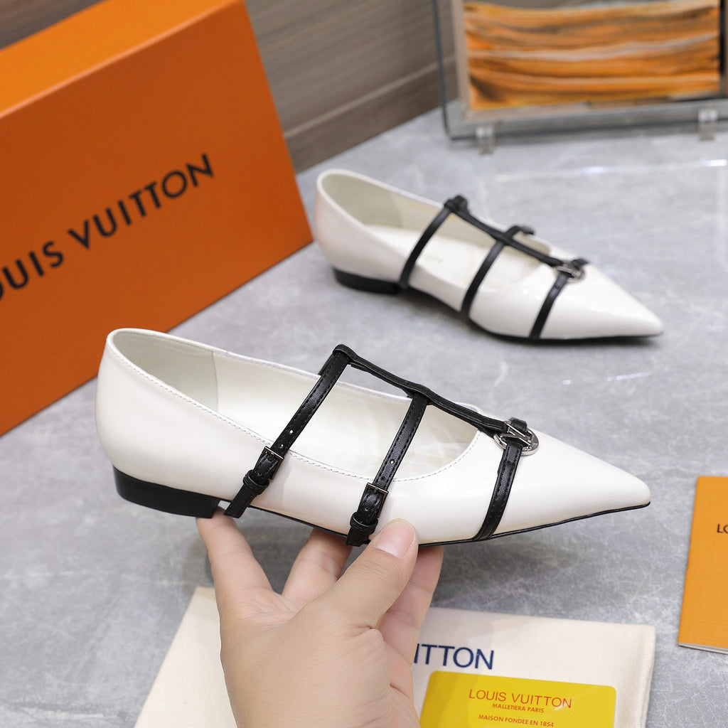 L25ss new pointed-toe flat sandals 0725102306
