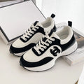 New Sneakers Leather Platform Casual Shoes 1024031409
