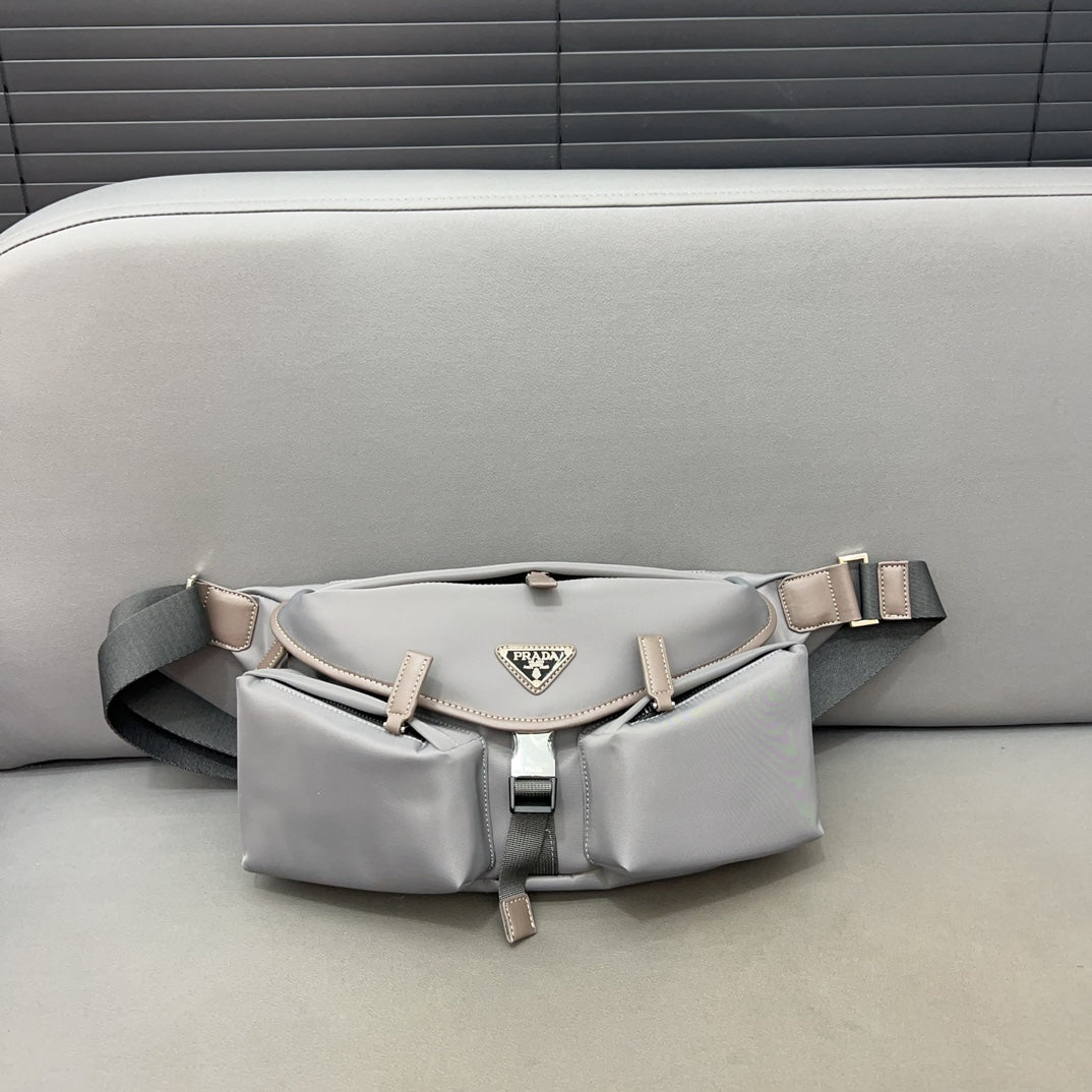 PR Re-Nylon Waist bag Chest bag 1824082603