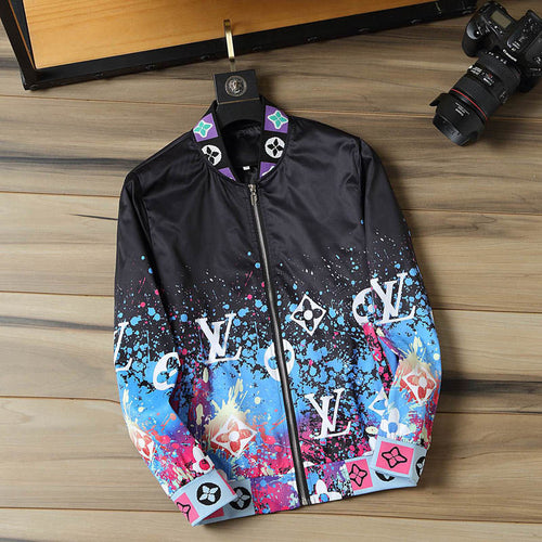 2-color men's printed jacket XC0723041321