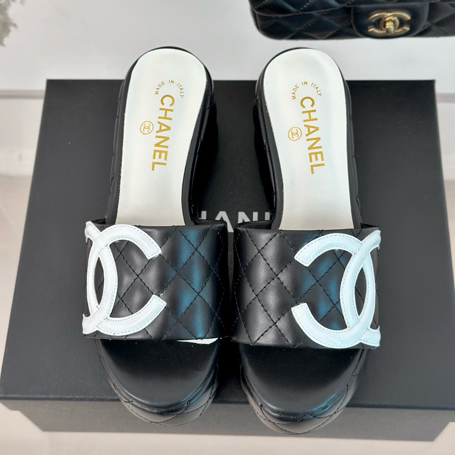rhombus platform slippers 0724050601