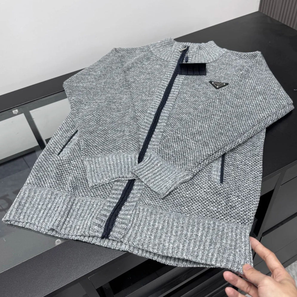 PR Thickened Knit Cardigan Jacket 1025110401