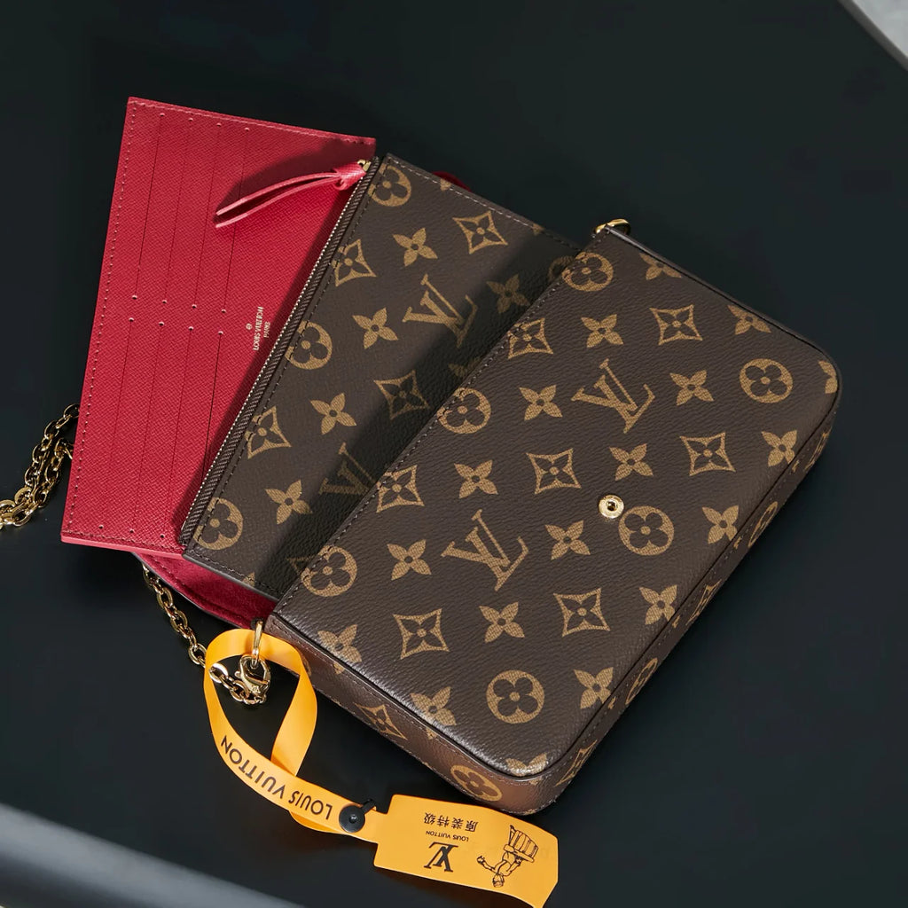 LV 3-in-1 Chain Mahjong Bag - Contains two inner and outer bags 1426021106