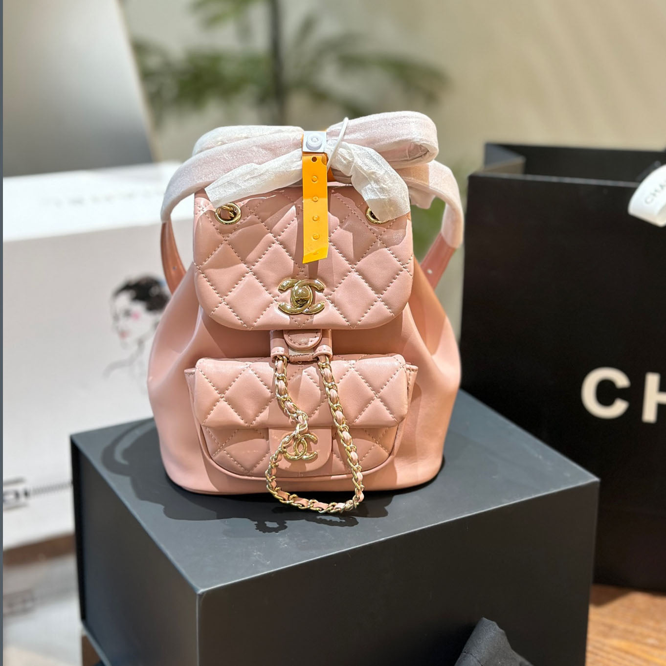 CHL classic duma cowhide small backpack XC24092509