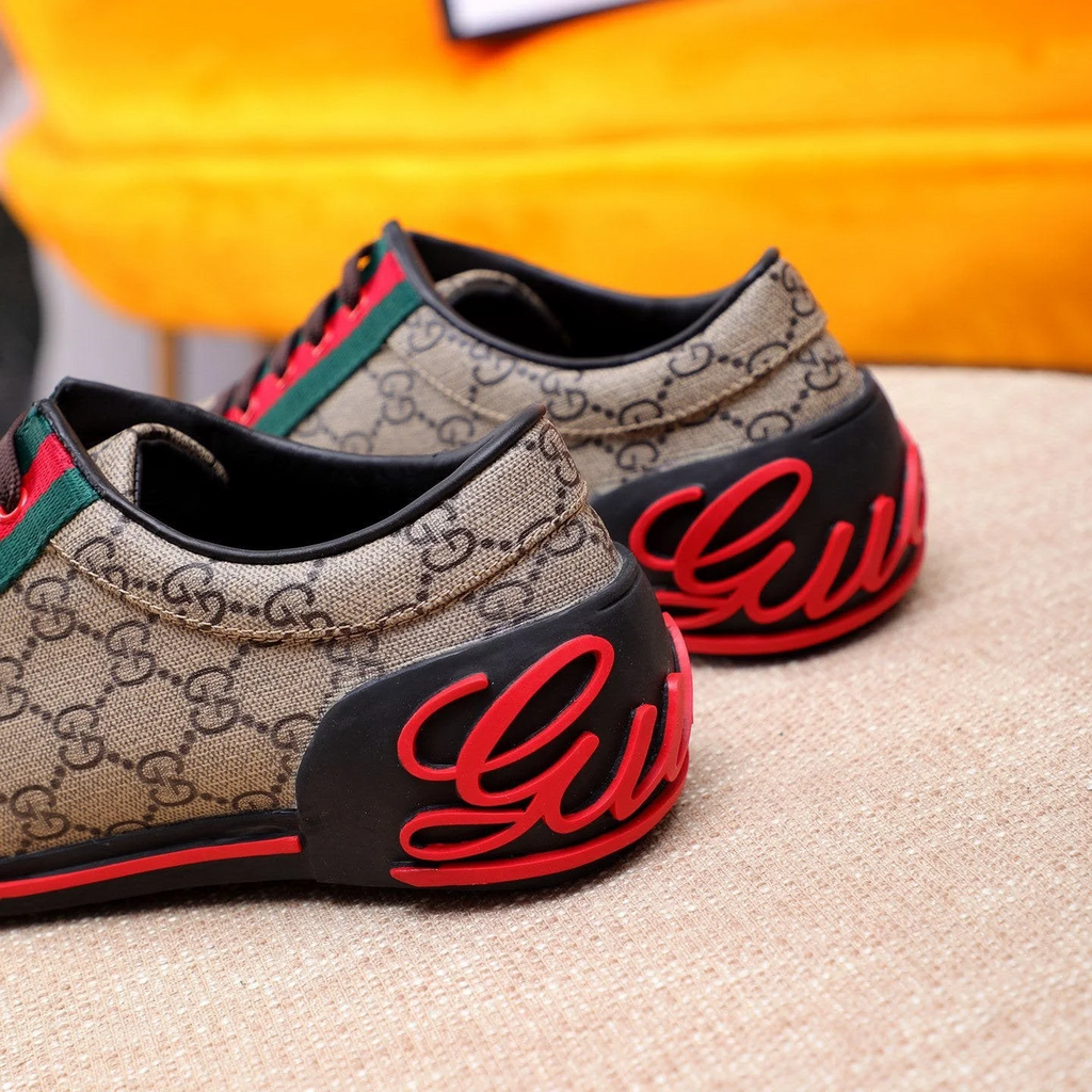 classic printed low-top rubber-soled sports shoes 0725061703