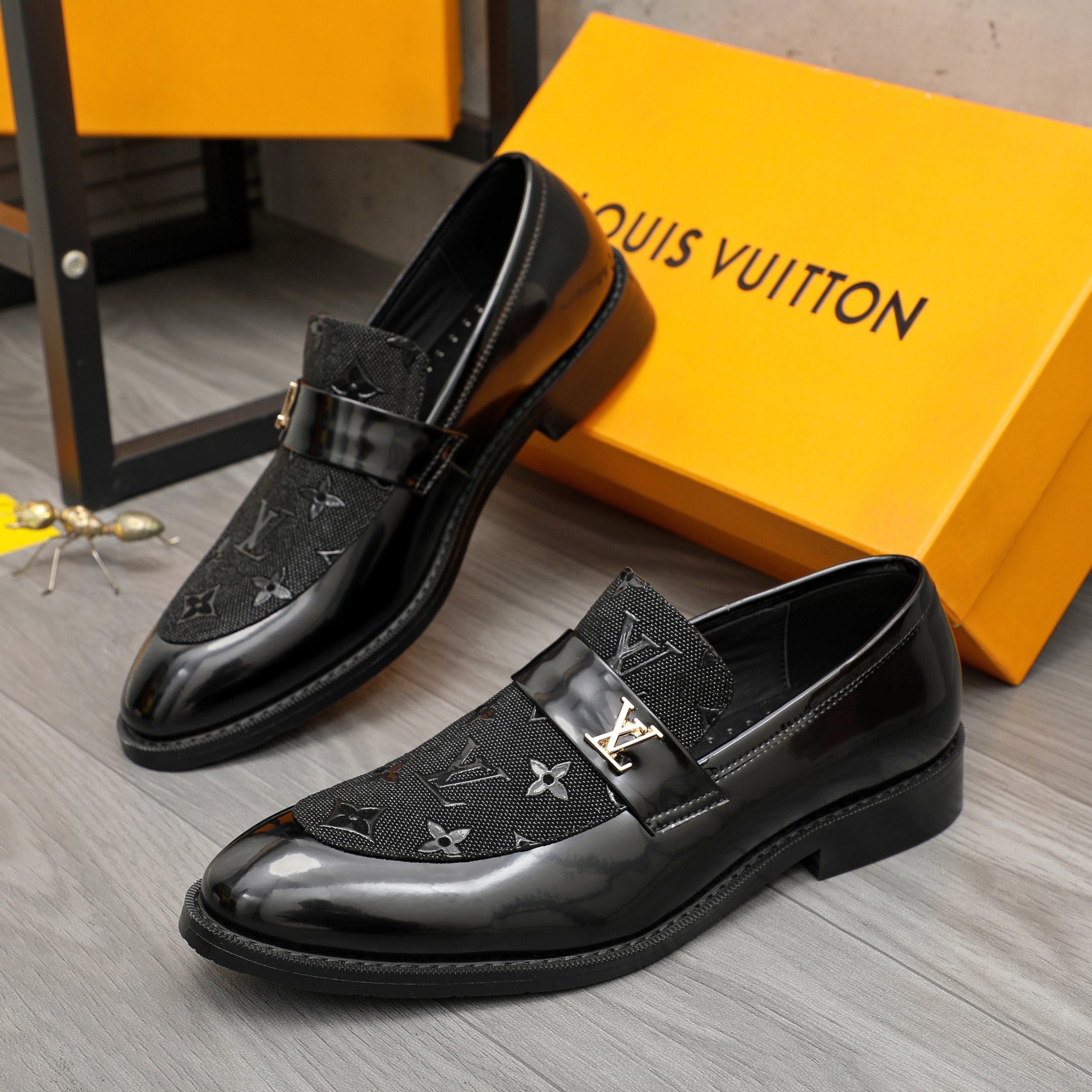 V Men's Classic Business Slip-on Leather Shoes 0726040808