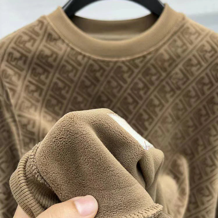 New veLet thickened men's pullover hoodie 1024102507