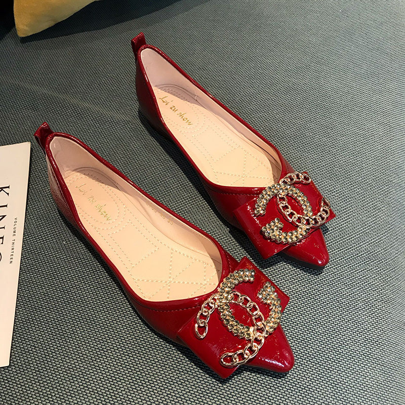 Fashionable and versatile flat sole shoes PF10050803