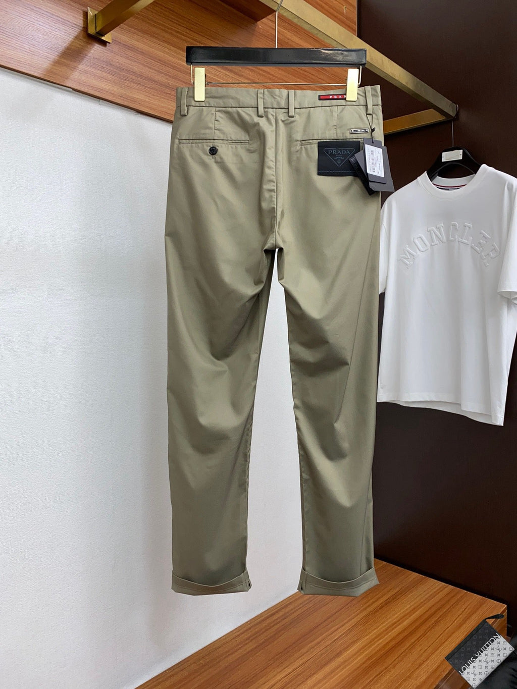 P Men's Business Straight Suit Casual Pants 0724112015