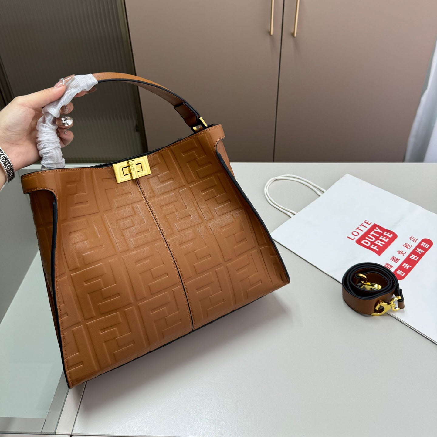 Classic Embossed Tote Bag XC24092503