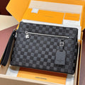 L fashion checkered leather handbag 0725052728