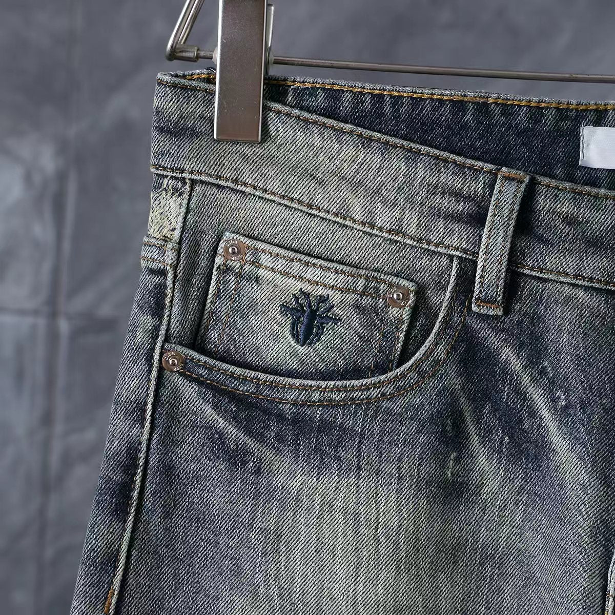 Men's Fashion Slim-Fit Straight-Leg Jeans 1026062914