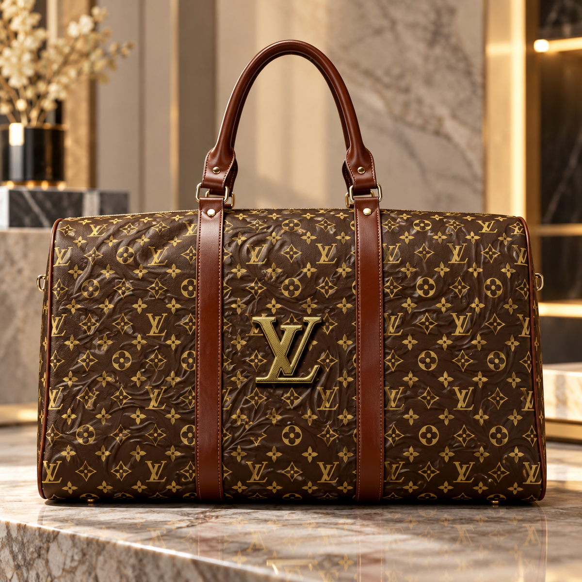 New Stylish Leather 1V Travel Bag 3D1326101041