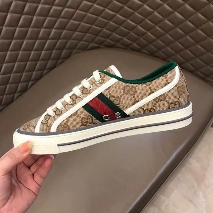 Couple Canvas Print Retro Casual Sneakers