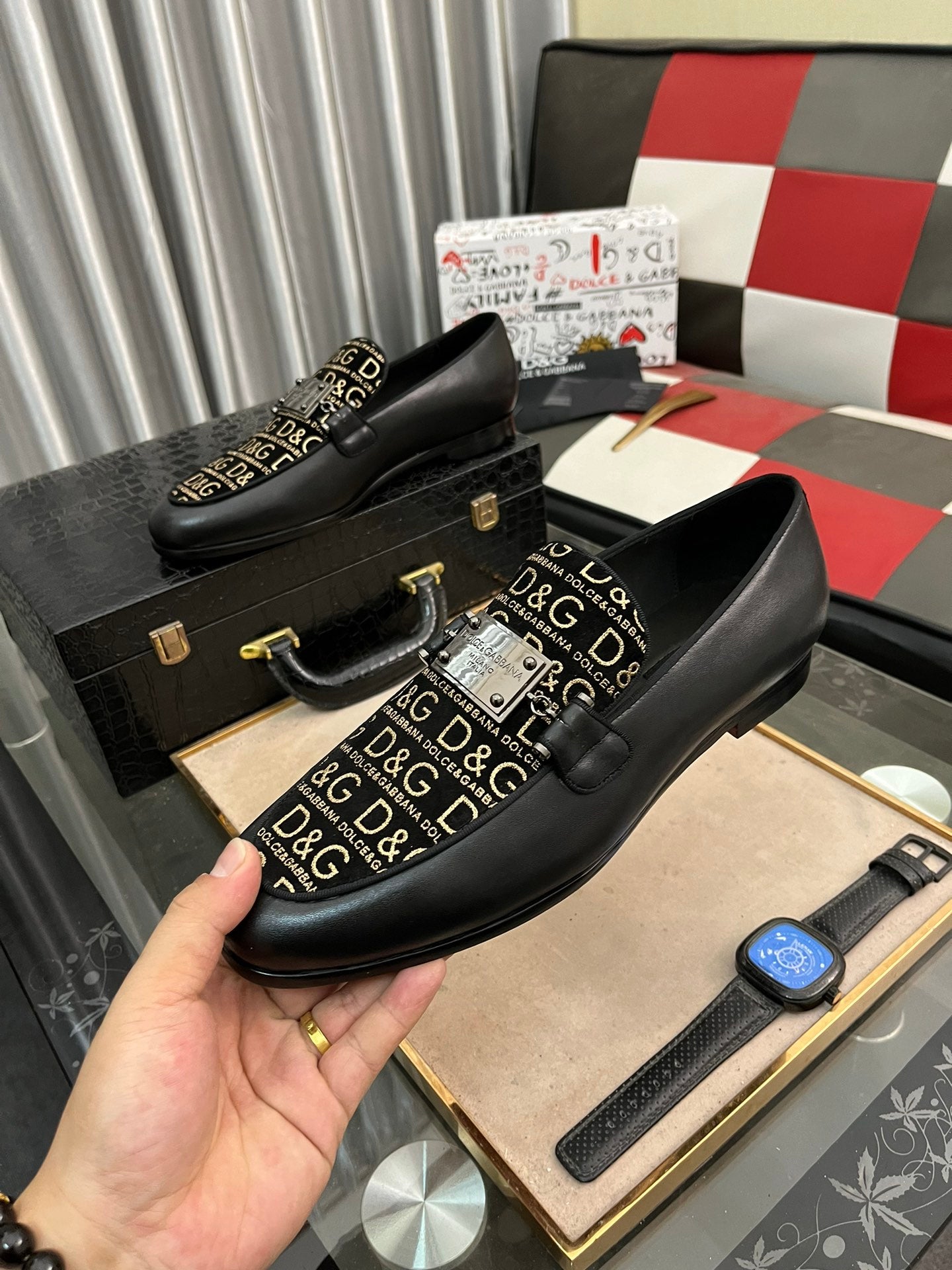 DG24ss new printed loafers 0724060412
