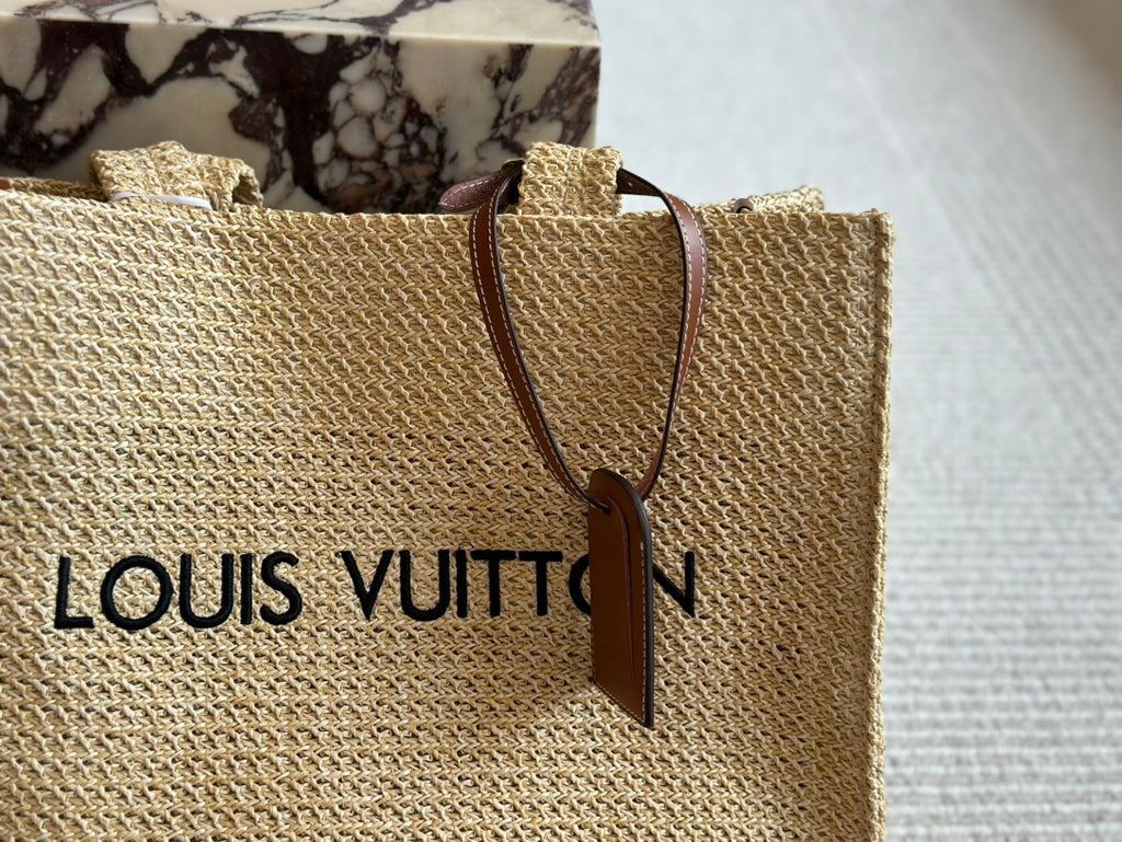V Fashion Summer Limited Straw Shopping Bag 0724082703