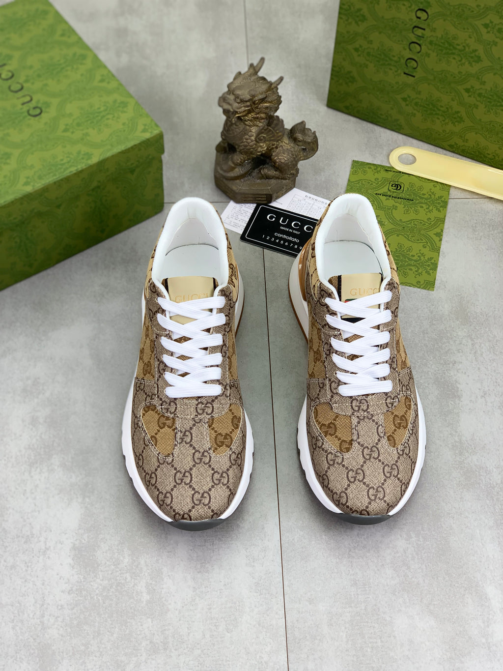 Men's printed sports shoes 0725101504